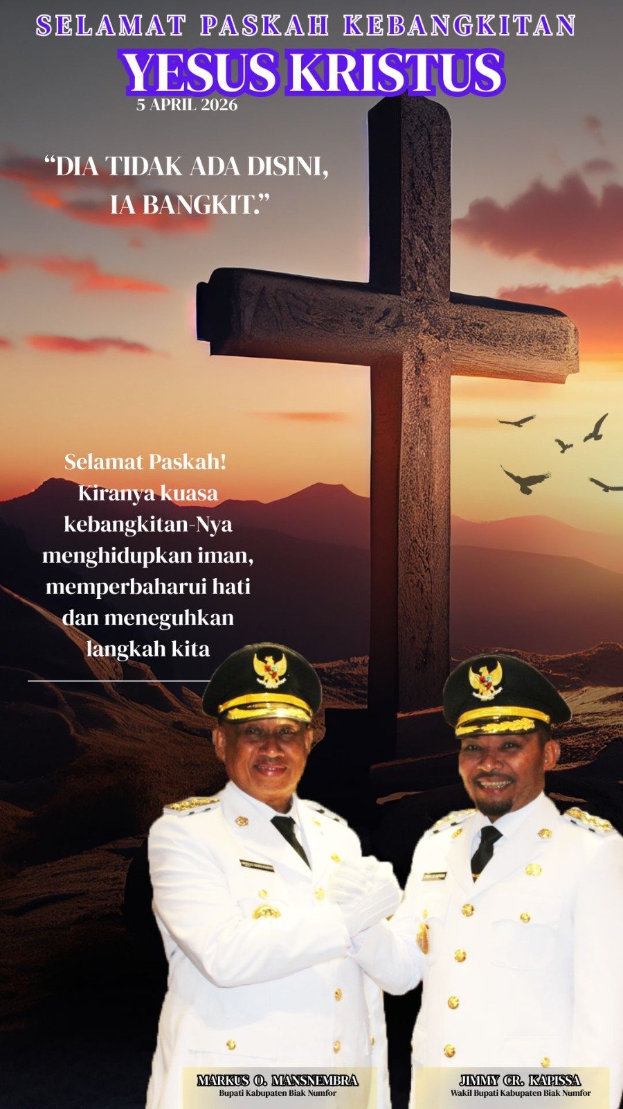 Ucapan Selamat Paskah 2026