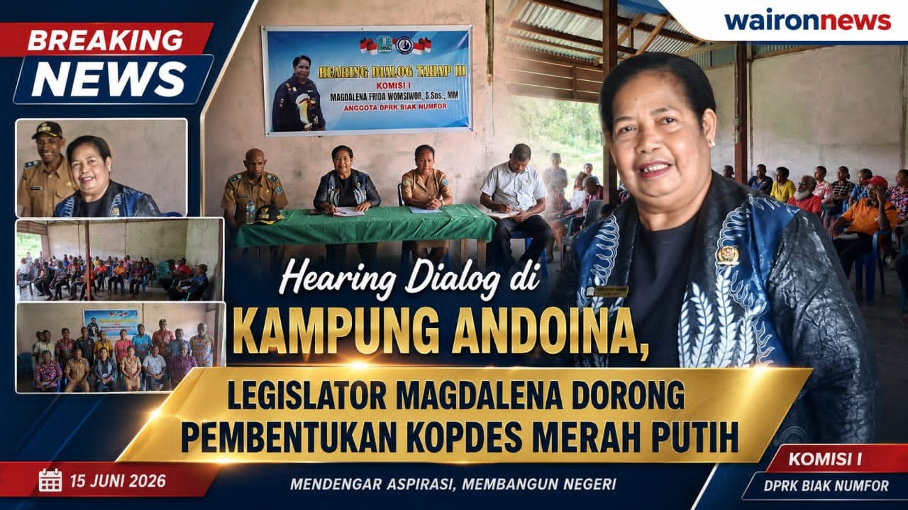 Hearing Dialog di Kampung Andoina, Legislator Magdalena Dorong Pembentukan Kopdes Merah Putih