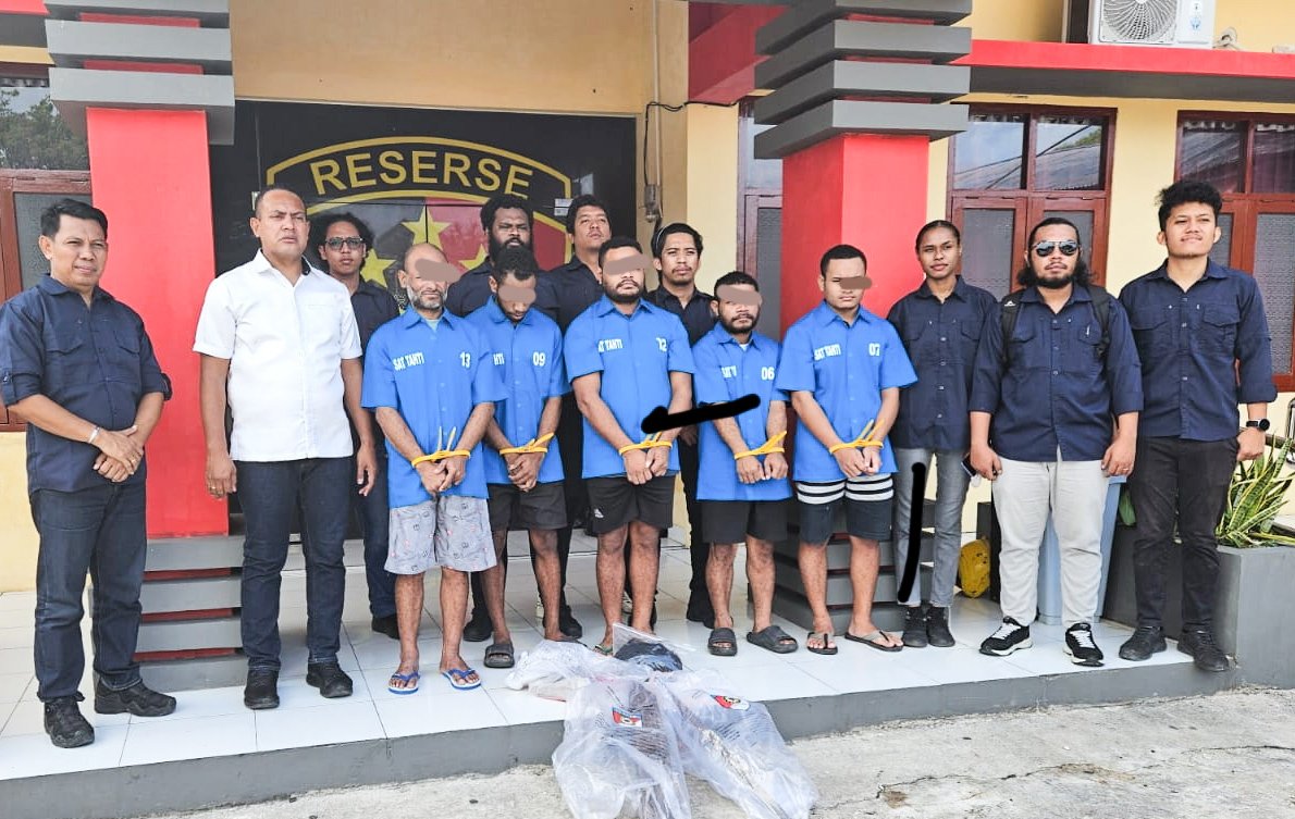 Polres Biak Numfor Rampungkan Kasus Pengeroyokan Maut, Lima Tersangka Dilimpahkan ke Kejaksaan